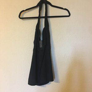 WHBM signature knit strapless halter top